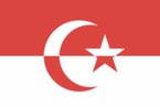 Drapeau islamique indonésien / © MonsieurPoint, CC BY-SA 4.0, via Wikimedia Commons.