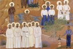Détail icône des 19 martyrs d'Algérie